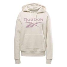 Reebok Identity Logo Fleece Women's Hoodie, Classic White Mel 